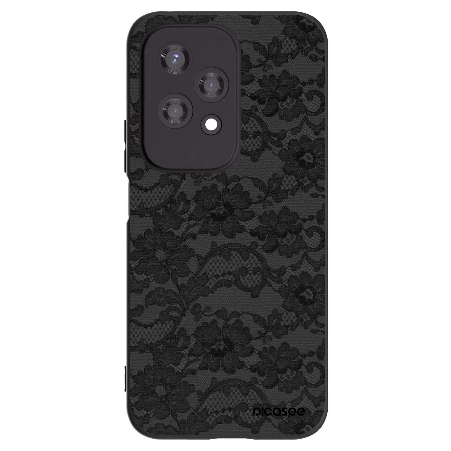 Picasee husă neagră din silicon pentru Honor 200 Lite - Dark Elegance