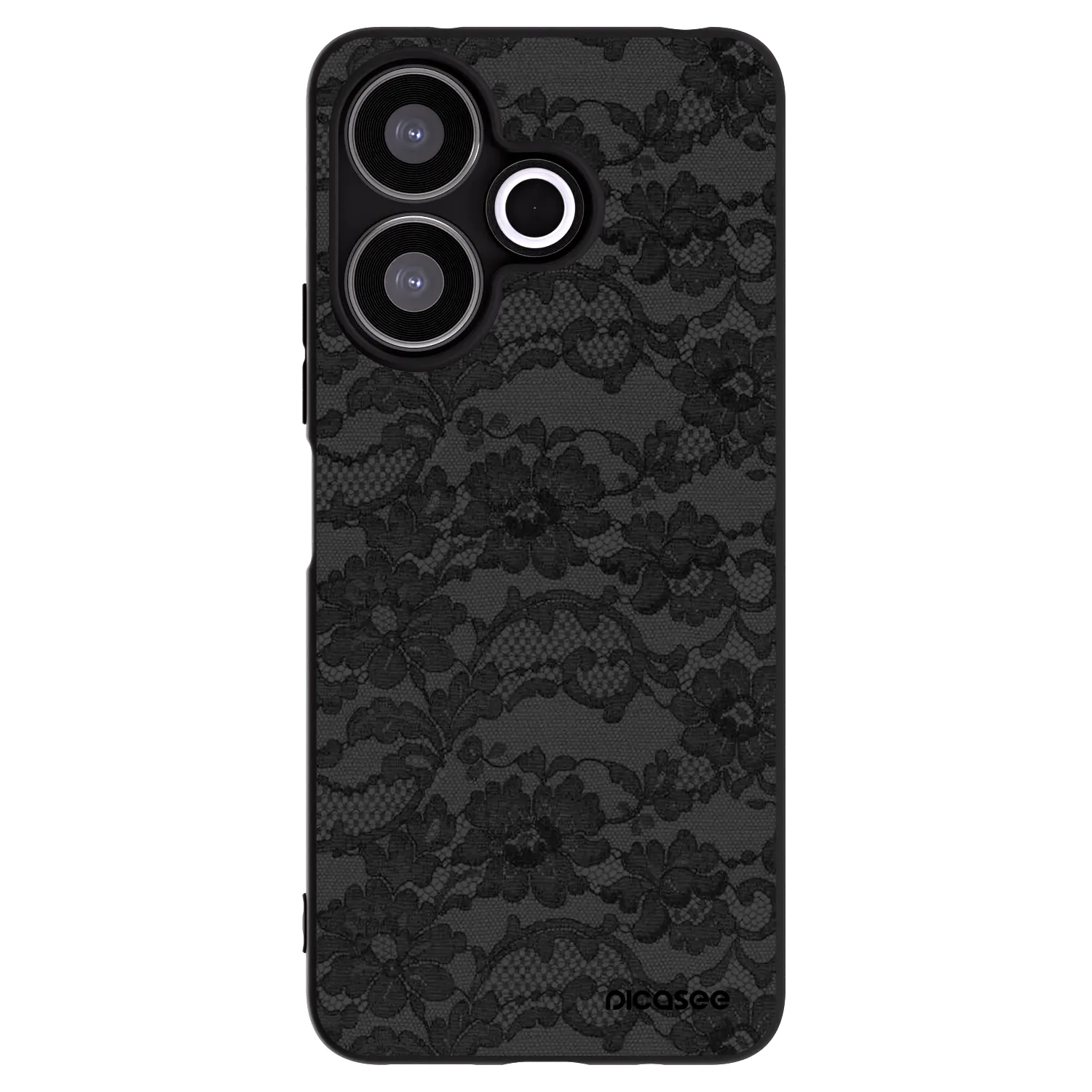 Picasee husă neagră din silicon pentru Xiaomi Redmi 13 4G - Dark Elegance