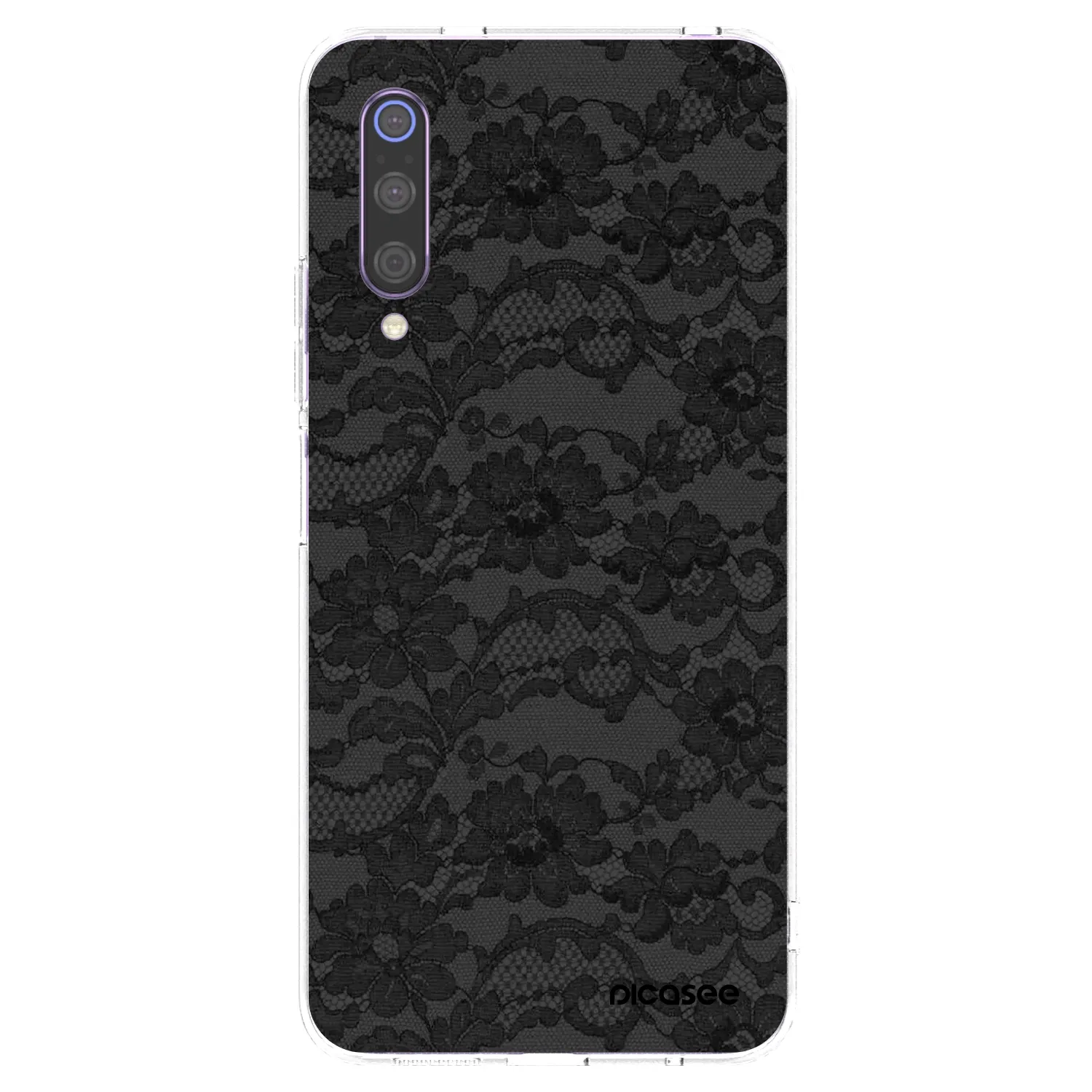 Picasee husă transparentă din silicon pentru Xiaomi Mi 9 - Dark Elegance