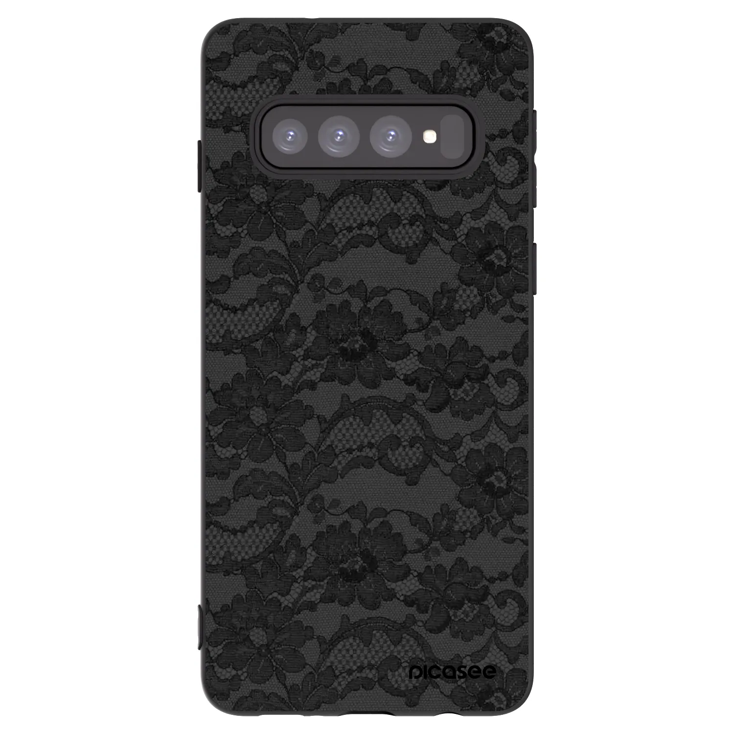 Picasee husă neagră din silicon pentru Samsung Galaxy S10 G973 - Dark Elegance