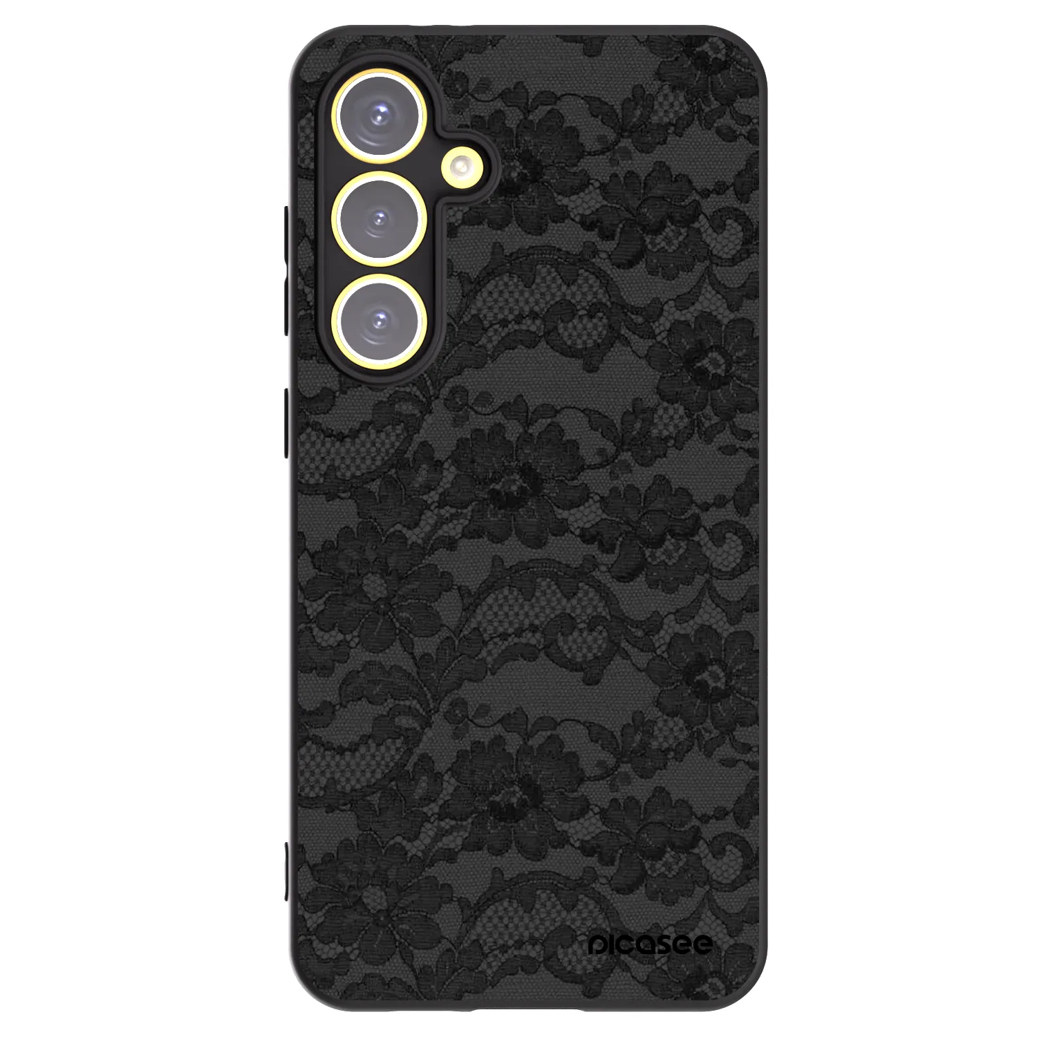 Picasee husă neagră din silicon pentru Samsung Galaxy S24 FE S721B - Dark Elegance