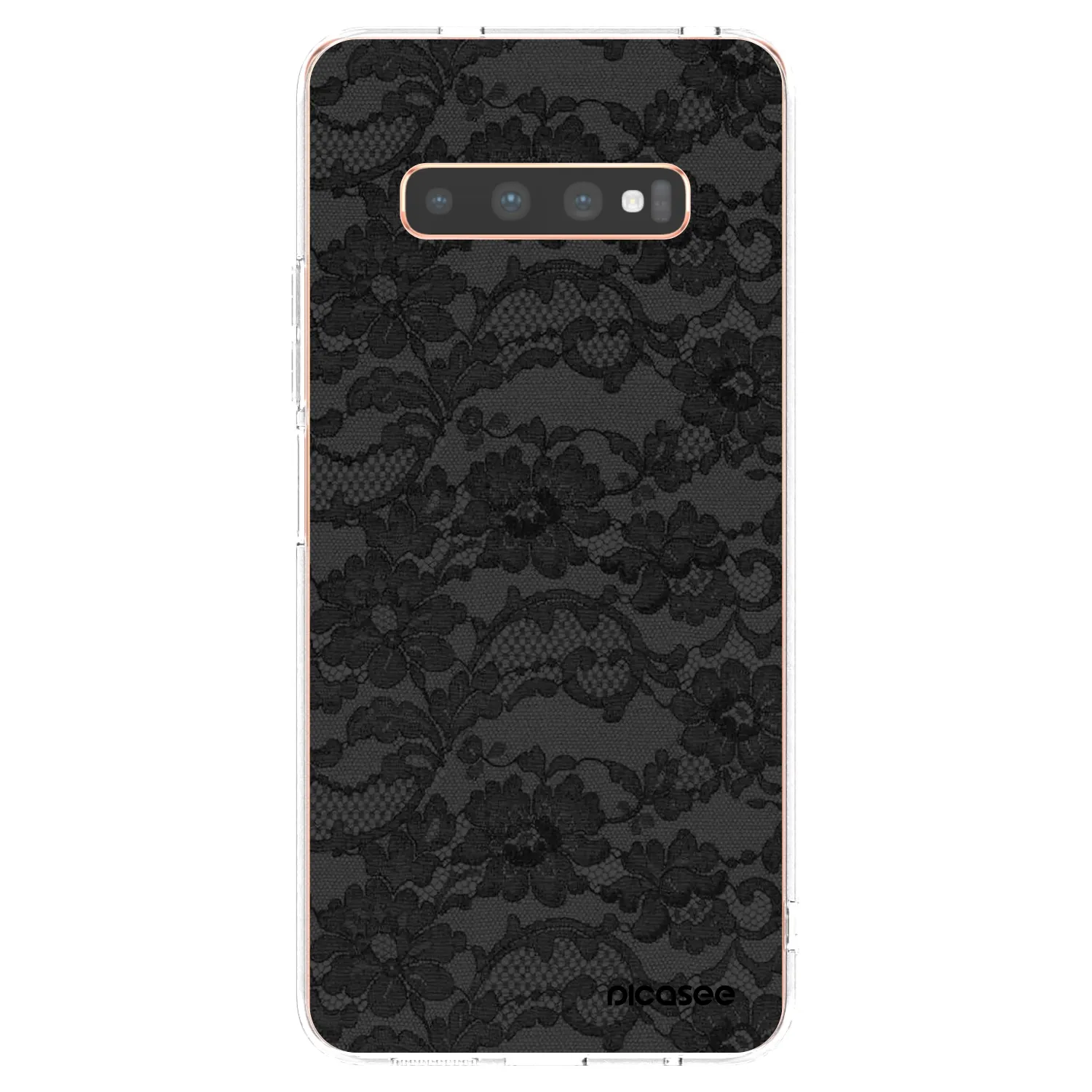 Picasee husă transparentă din silicon pentru Samsung Galaxy S10 Plus G975 - Dark Elegance