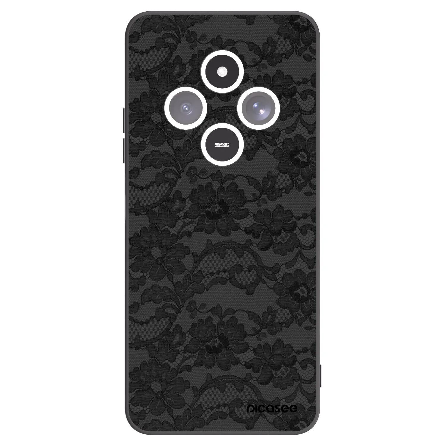 Picasee husă neagră din silicon pentru Xiaomi Redmi 14C - Dark Elegance