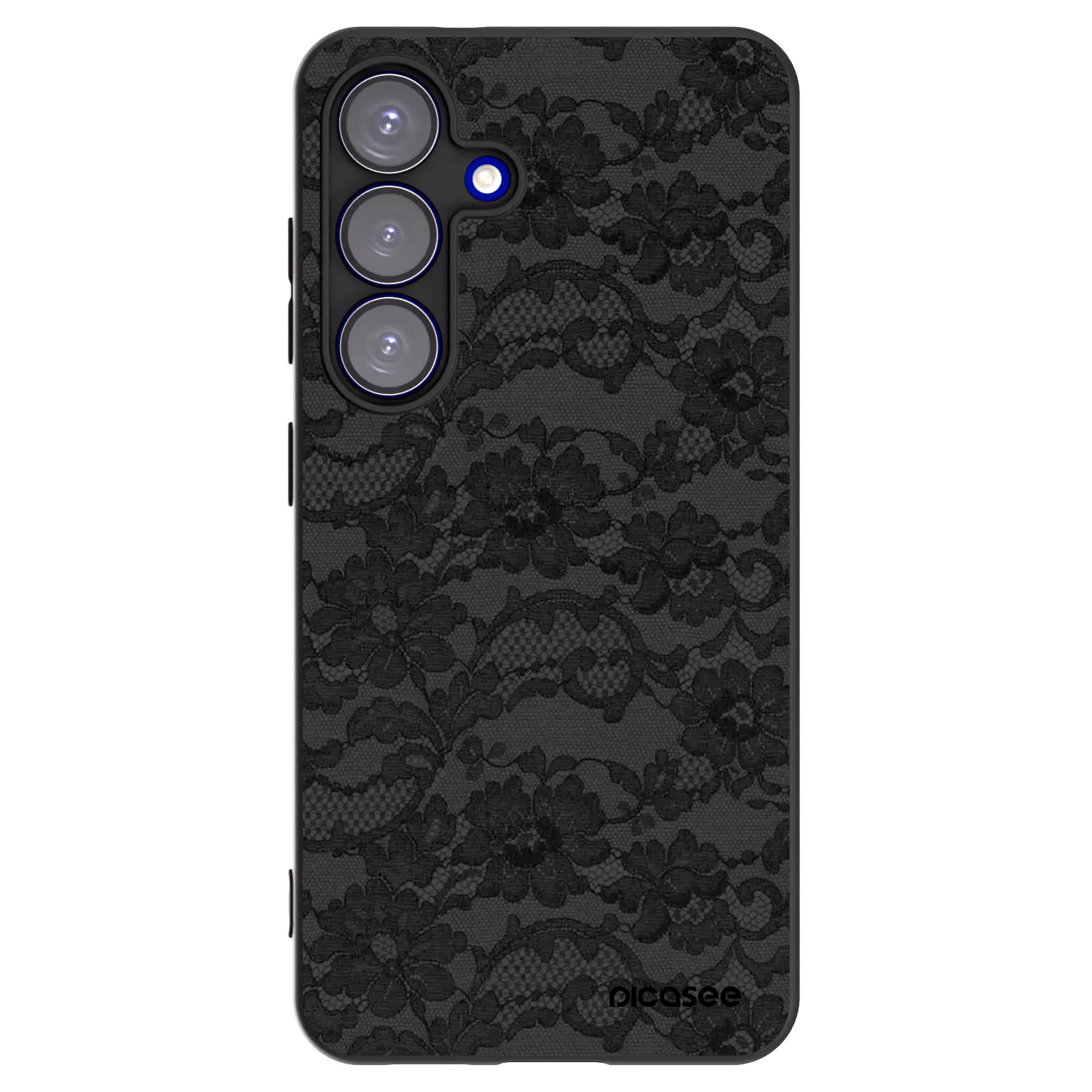 Picasee husă neagră din silicon pentru Samsung Galaxy S25 5G - Dark Elegance