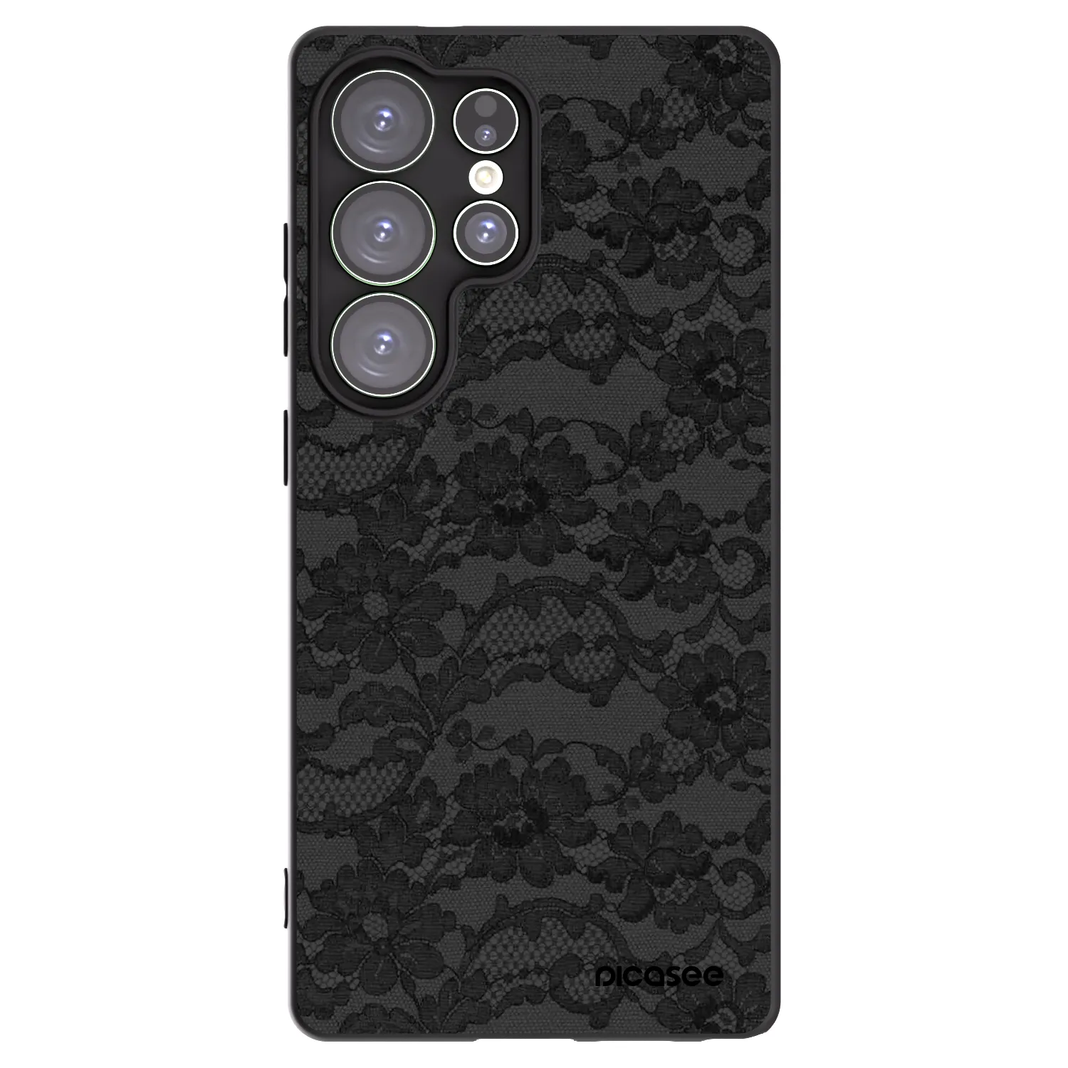 Picasee husă neagră din silicon pentru Samsung Galaxy S25 Ultra 5G - Dark Elegance
