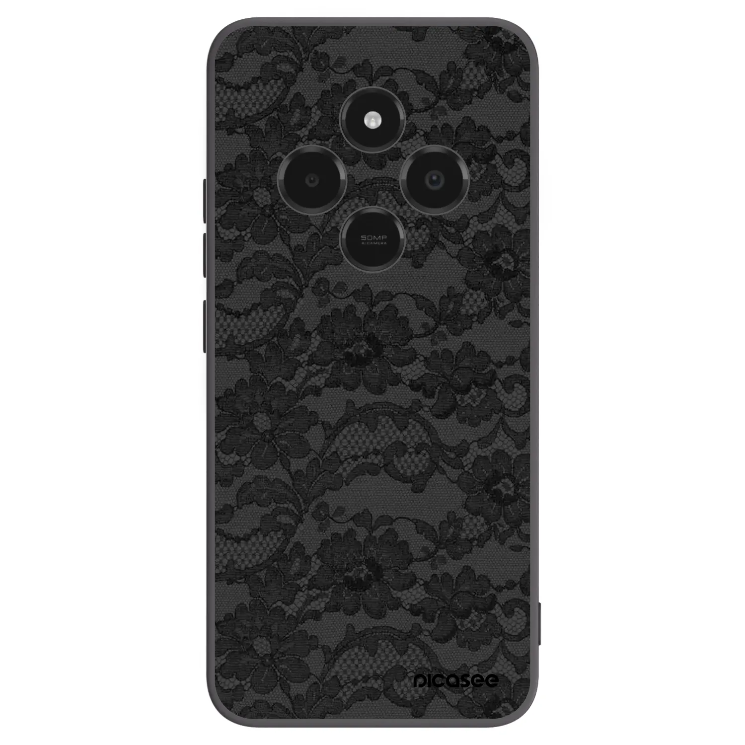 Picasee husă neagră din silicon pentru Xiaomi Poco C75 - Dark Elegance