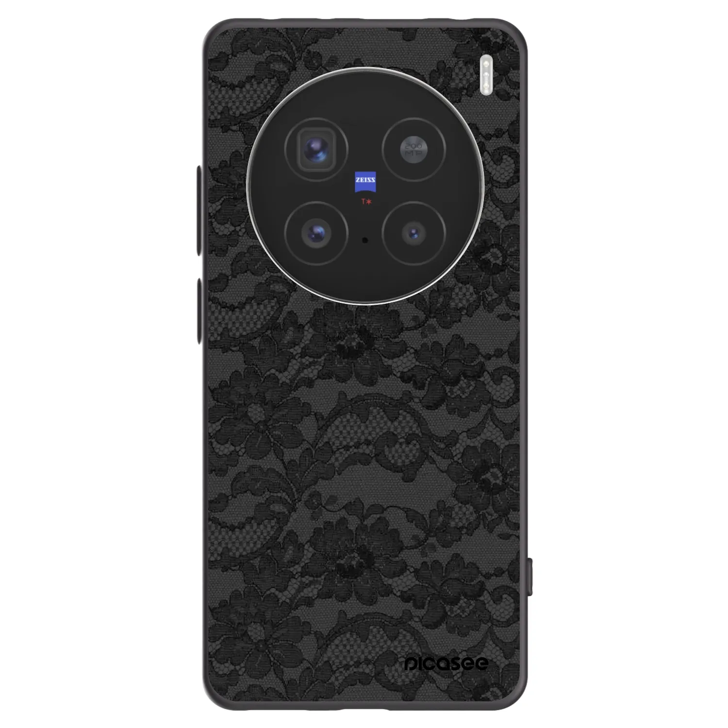 Picasee husă neagră din silicon pentru Vivo X200 Pro - Dark Elegance