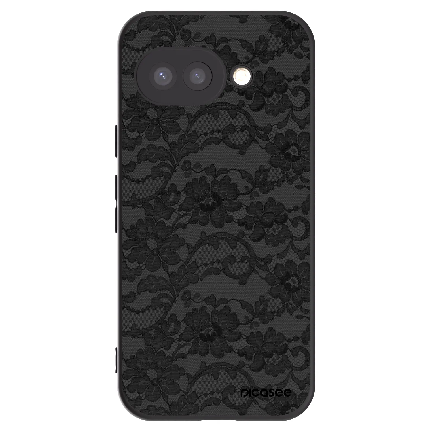 Picasee husă neagră din silicon pentru Google Pixel 9a - Dark Elegance