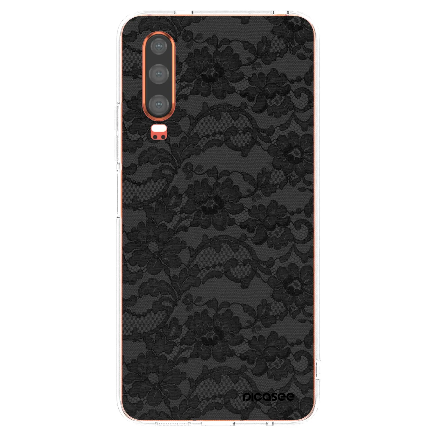 Picasee husă transparentă din silicon pentru Huawei P30 - Dark Elegance
