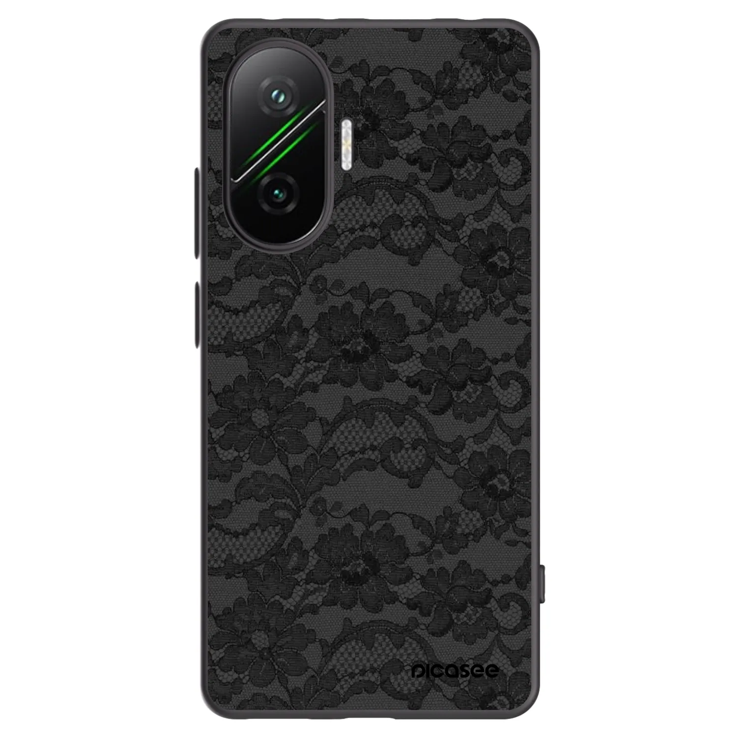 Picasee husă neagră din silicon pentru Xiaomi Poco F7 Pro 5G - Dark Elegance