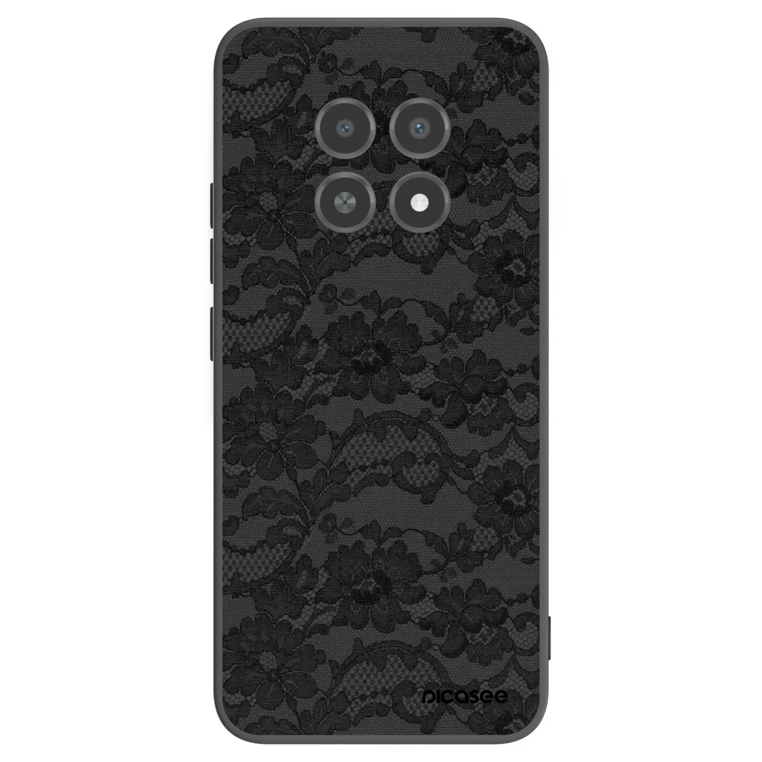 Picasee husă neagră din silicon pentru Realme 12X - Dark Elegance