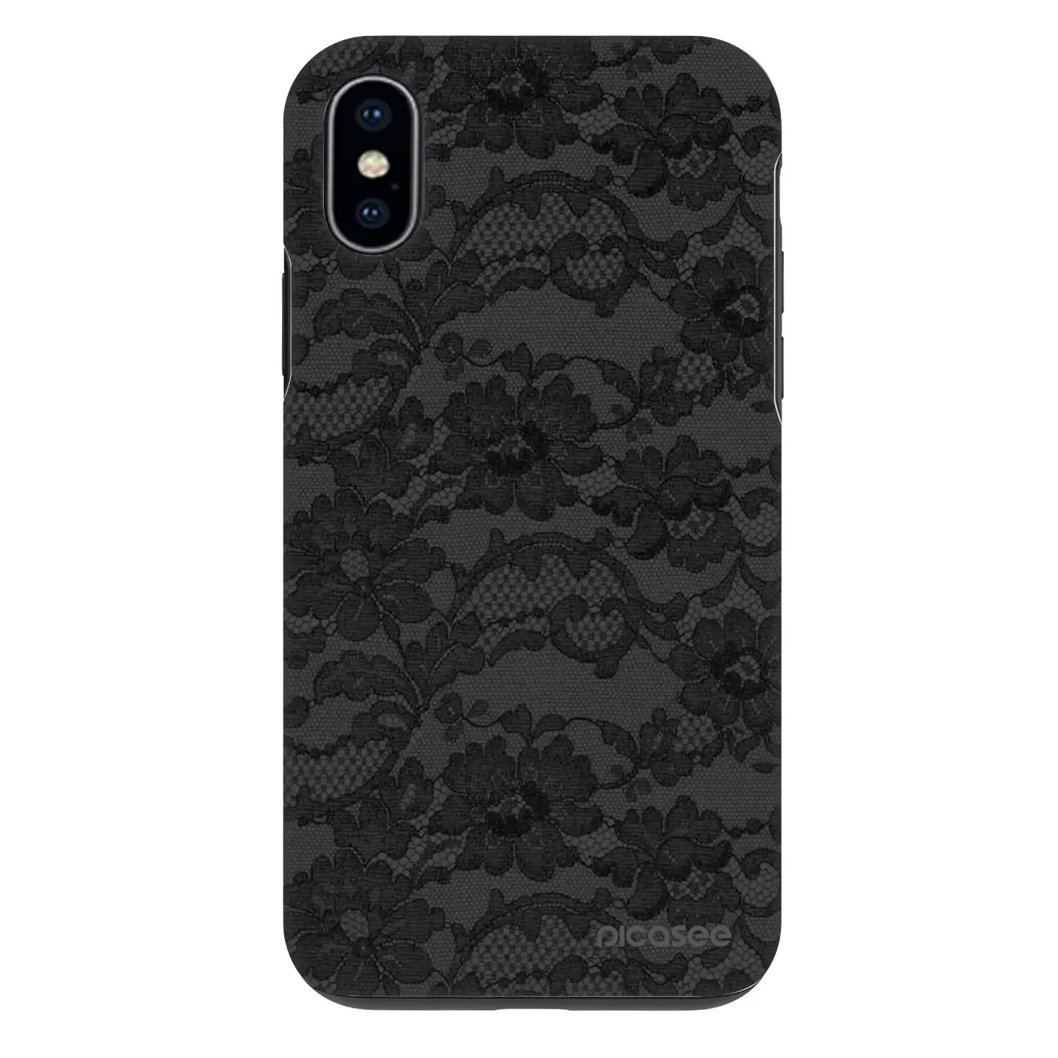 Picasee Fashion Case pentru Apple iPhone X/XS - Dark Elegance