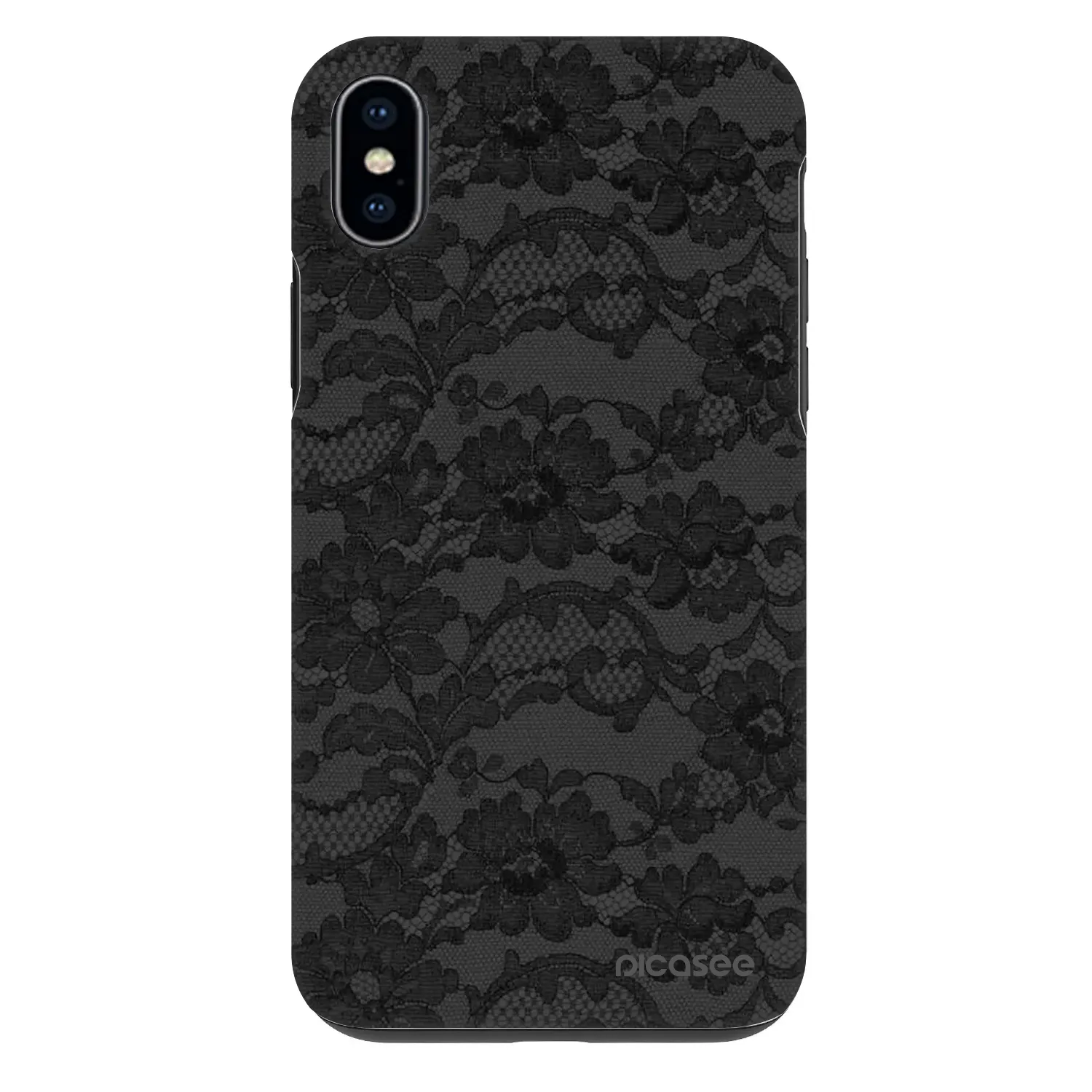 Picasee Fashion Case pentru Apple iPhone XS Max - Dark Elegance