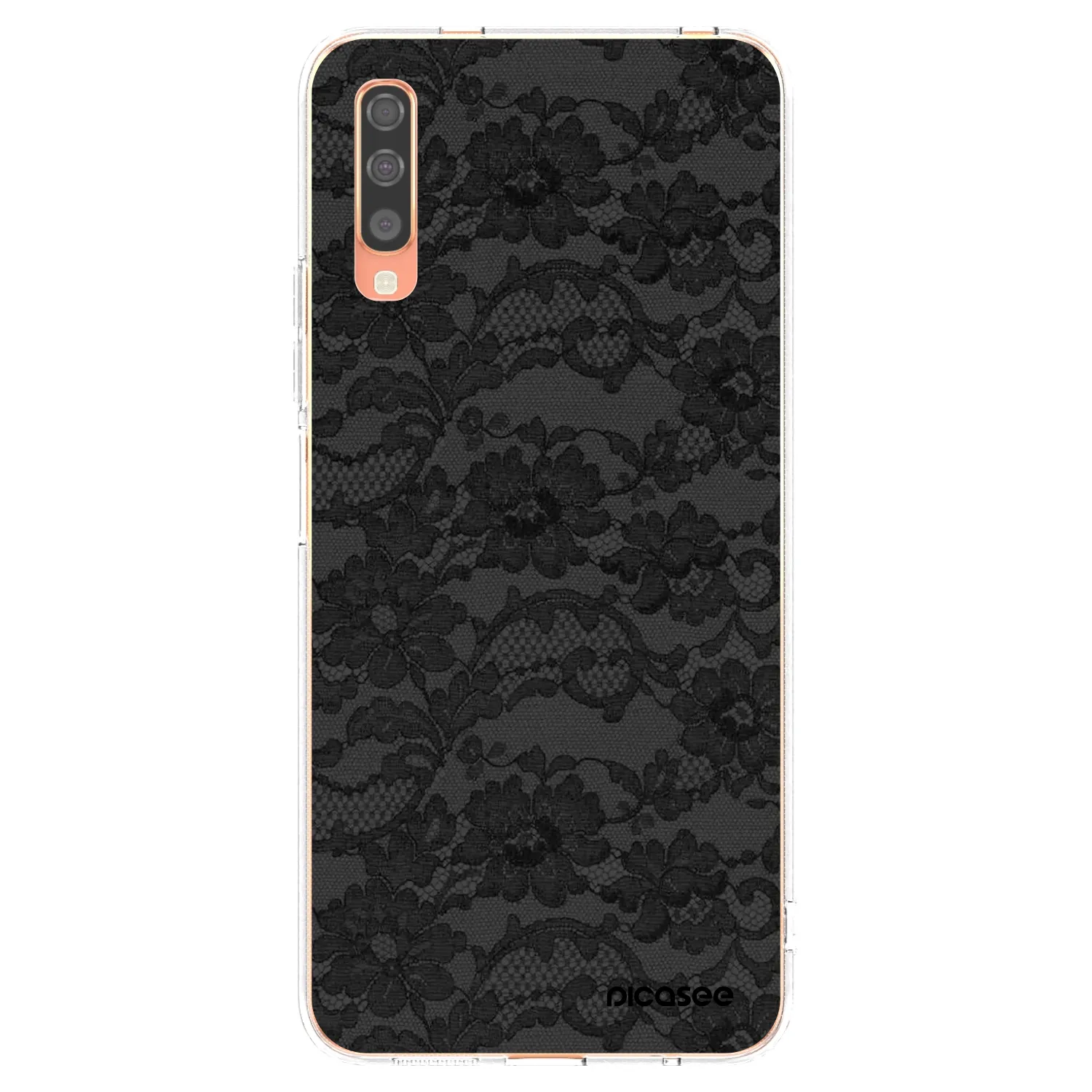 Picasee husă transparentă din silicon pentru Samsung Galaxy A70 A705F - Dark Elegance