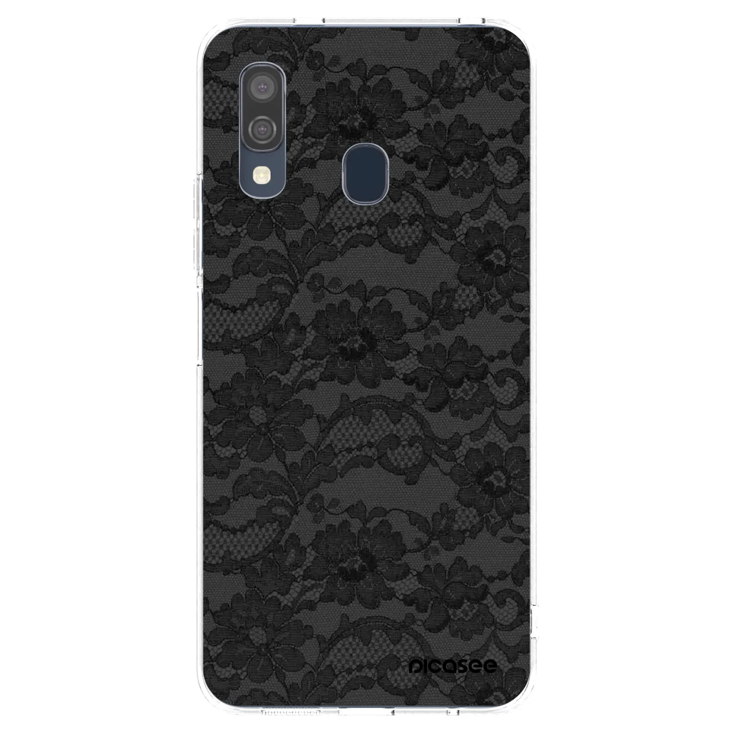 Picasee husă transparentă din silicon pentru Samsung Galaxy A40 A405F - Dark Elegance