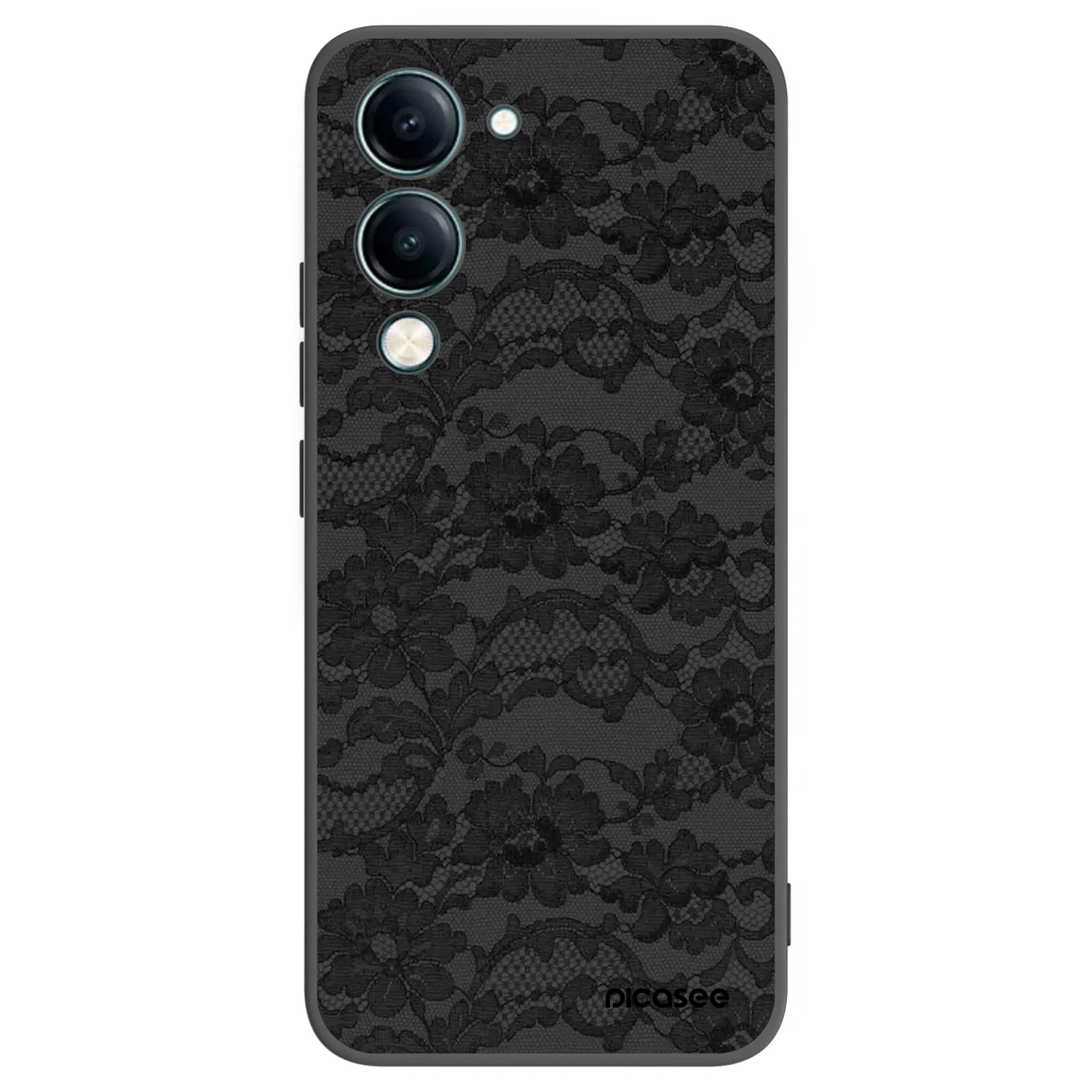 Picasee husă neagră din silicon pentru Vivo Y29s 5G - Dark Elegance