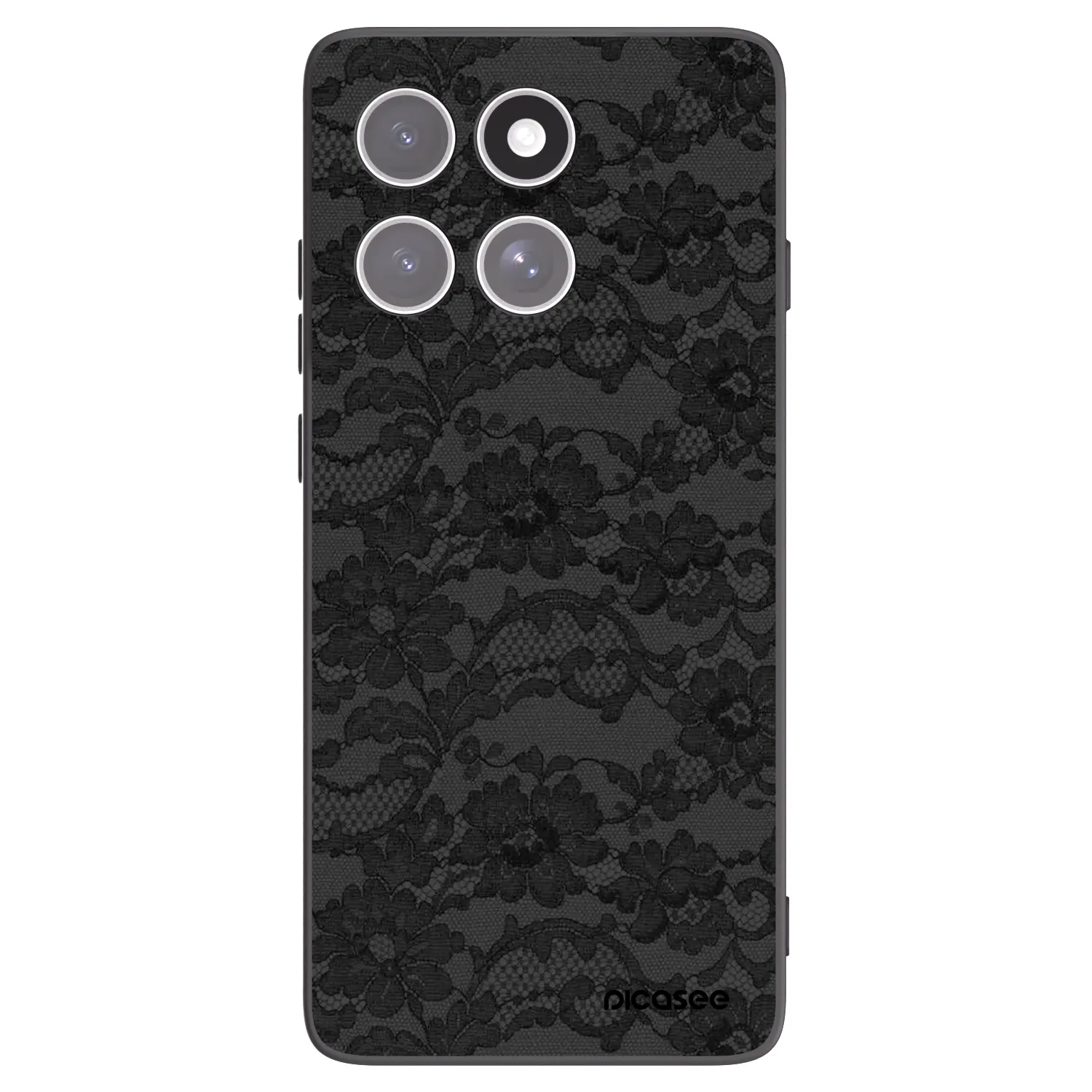 Picasee husă neagră din silicon pentru Motorola Edge 60 Fusion - Dark Elegance
