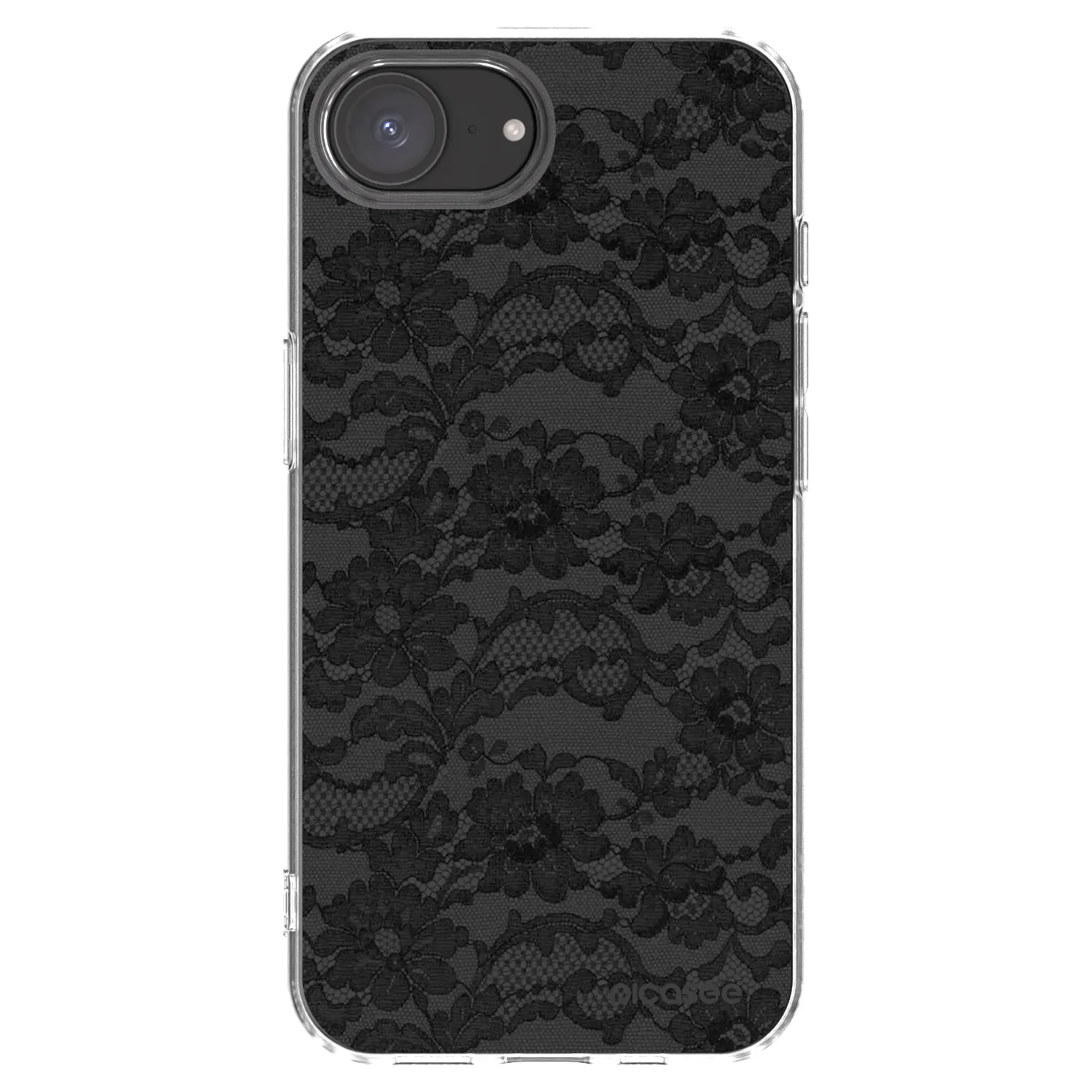 Picasee husă transparentă din silicon pentru Apple iPhone 17e - Dark Elegance