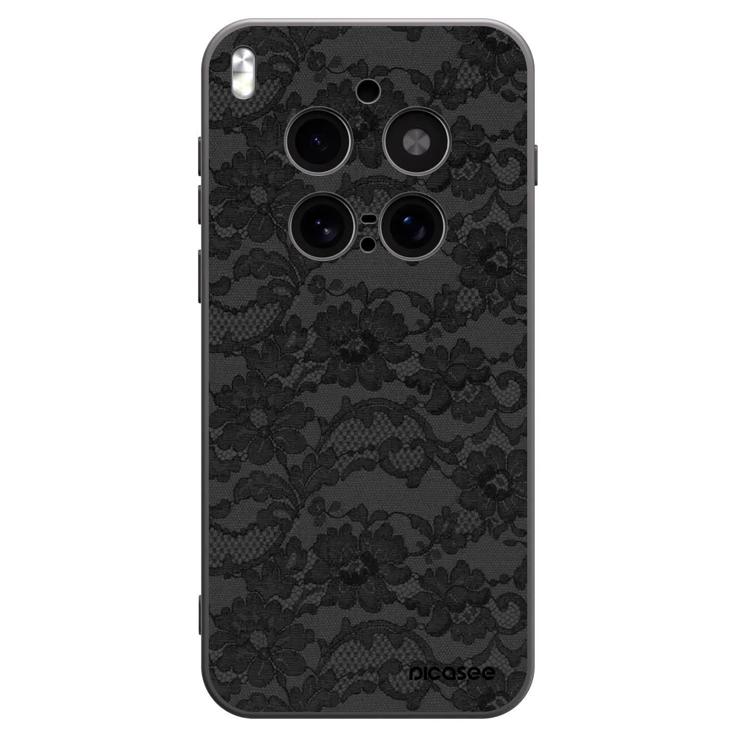 Picasee husă neagră din silicon pentru Vivo X300 Pro - Dark Elegance