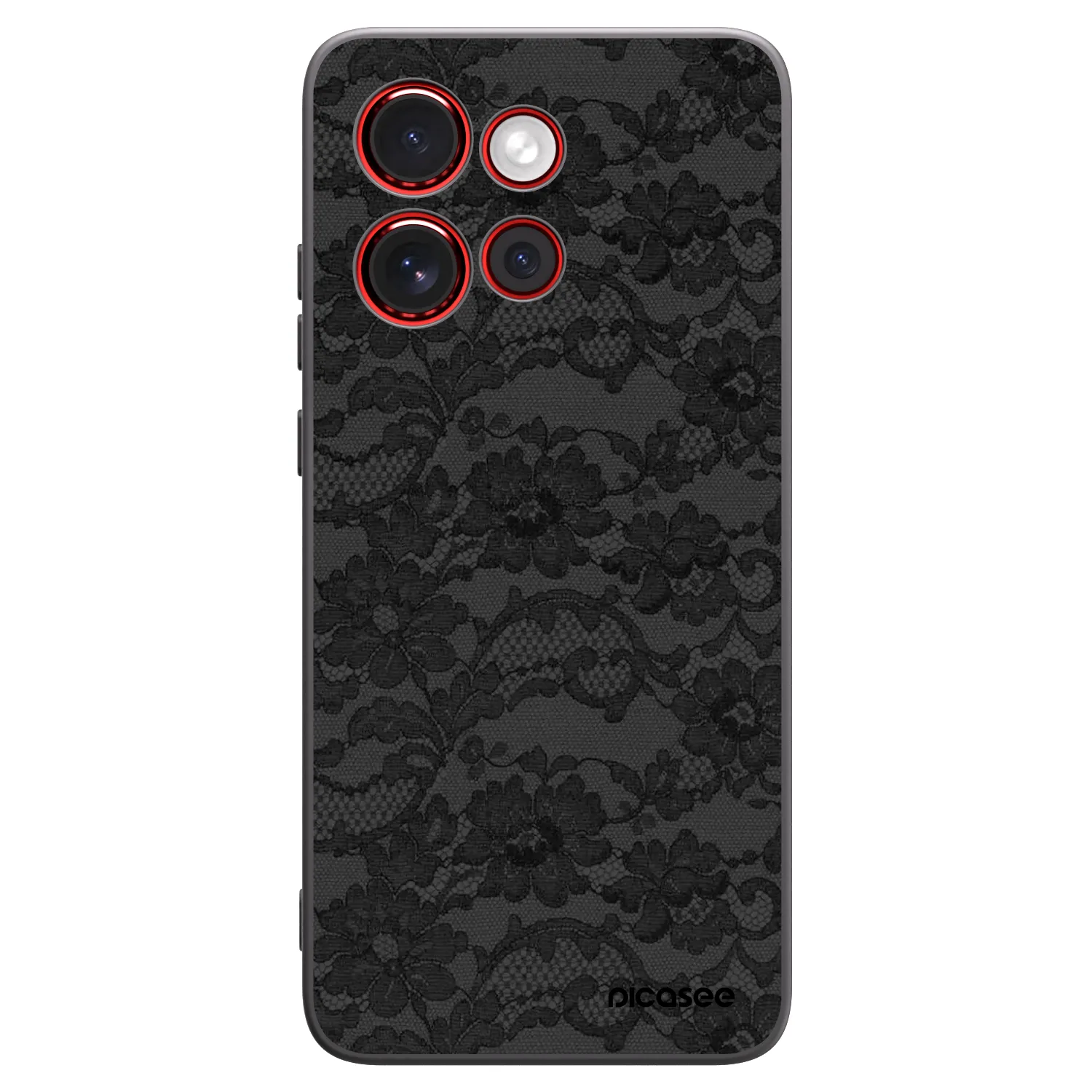 Picasee husă neagră din silicon pentru Motorola Edge 60 Neo 5G - Dark Elegance