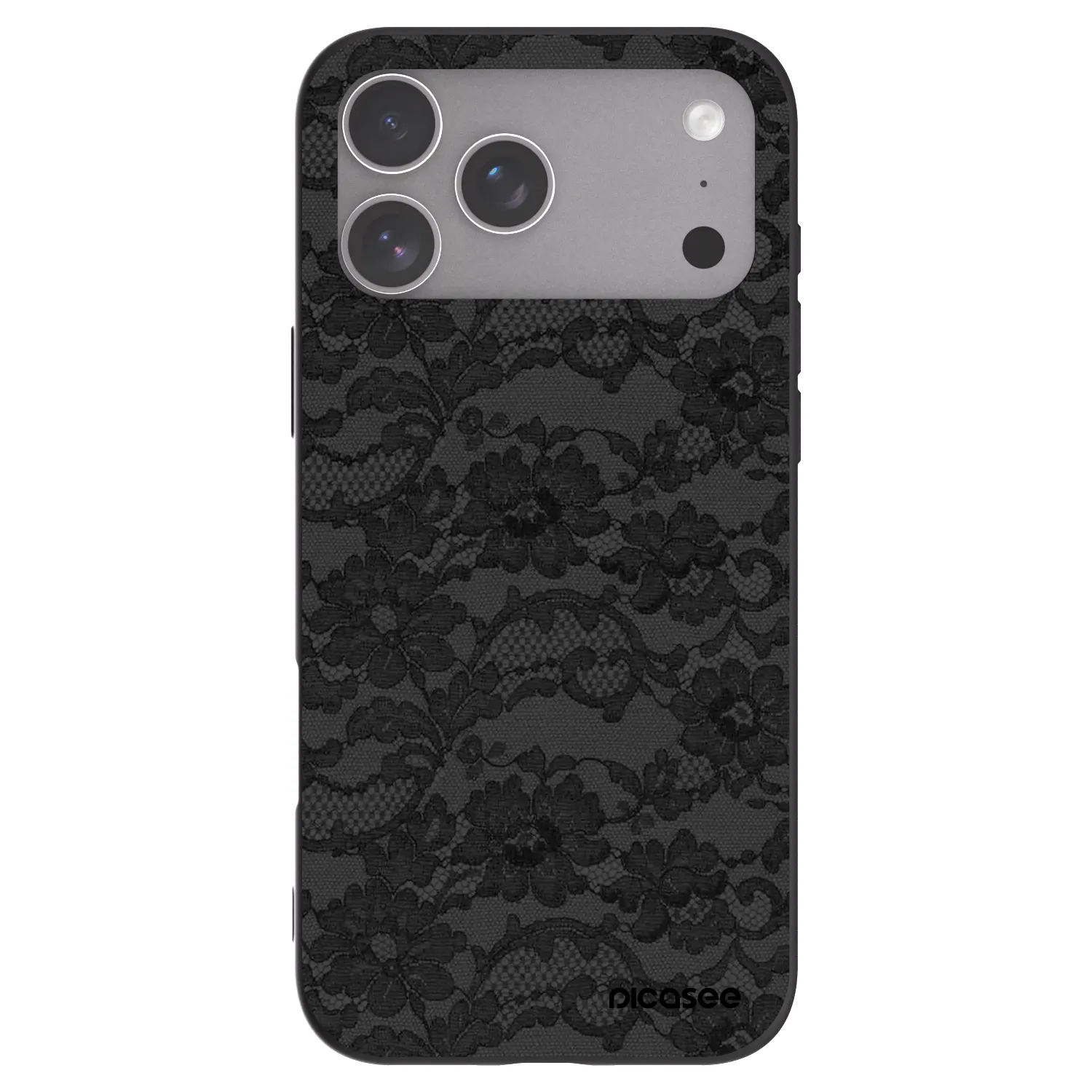 Picasee husă neagră din silicon pentru Apple iPhone 18 Pro Max - Dark Elegance