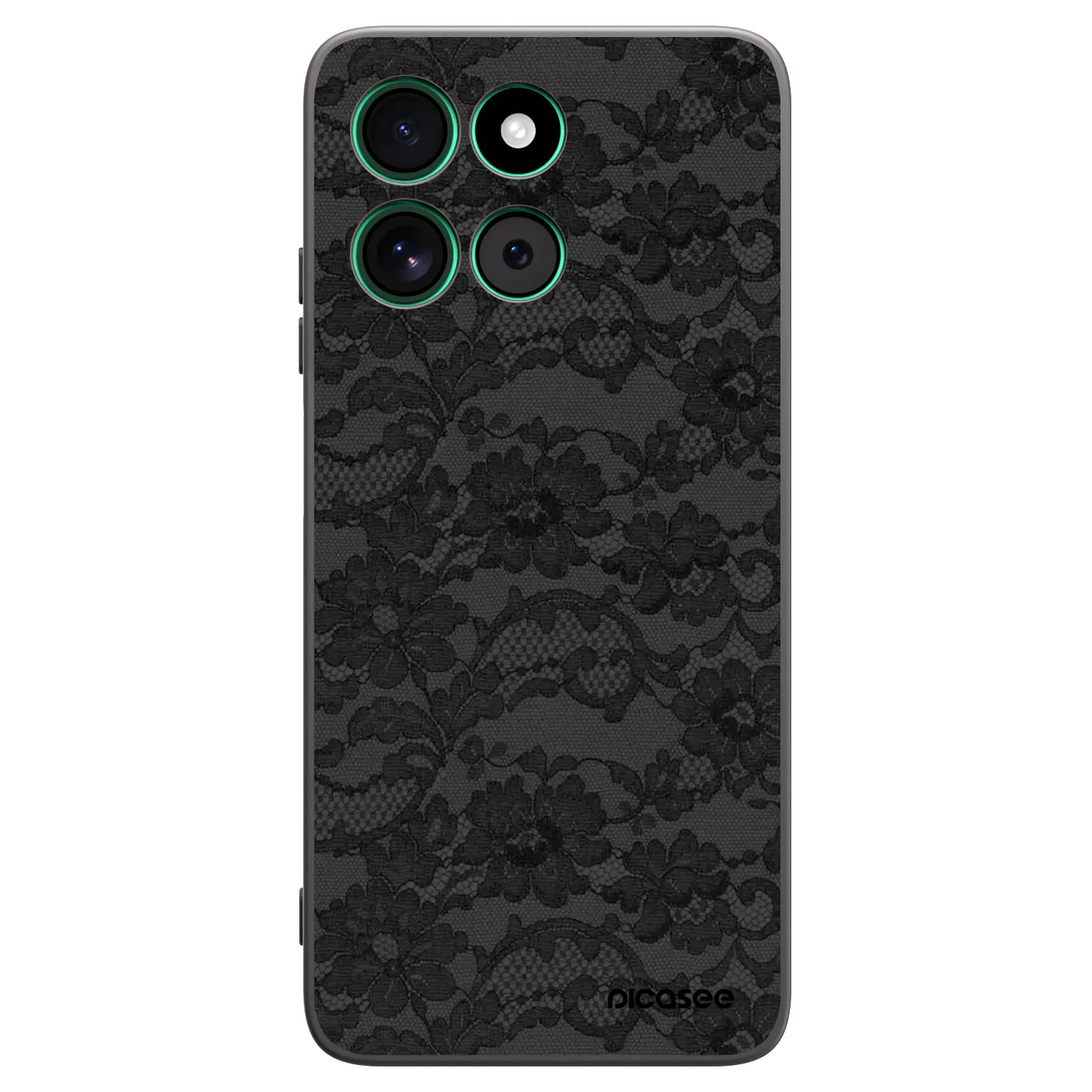 Picasee husă neagră din silicon pentru Motorola Moto G57 Power - Dark Elegance
