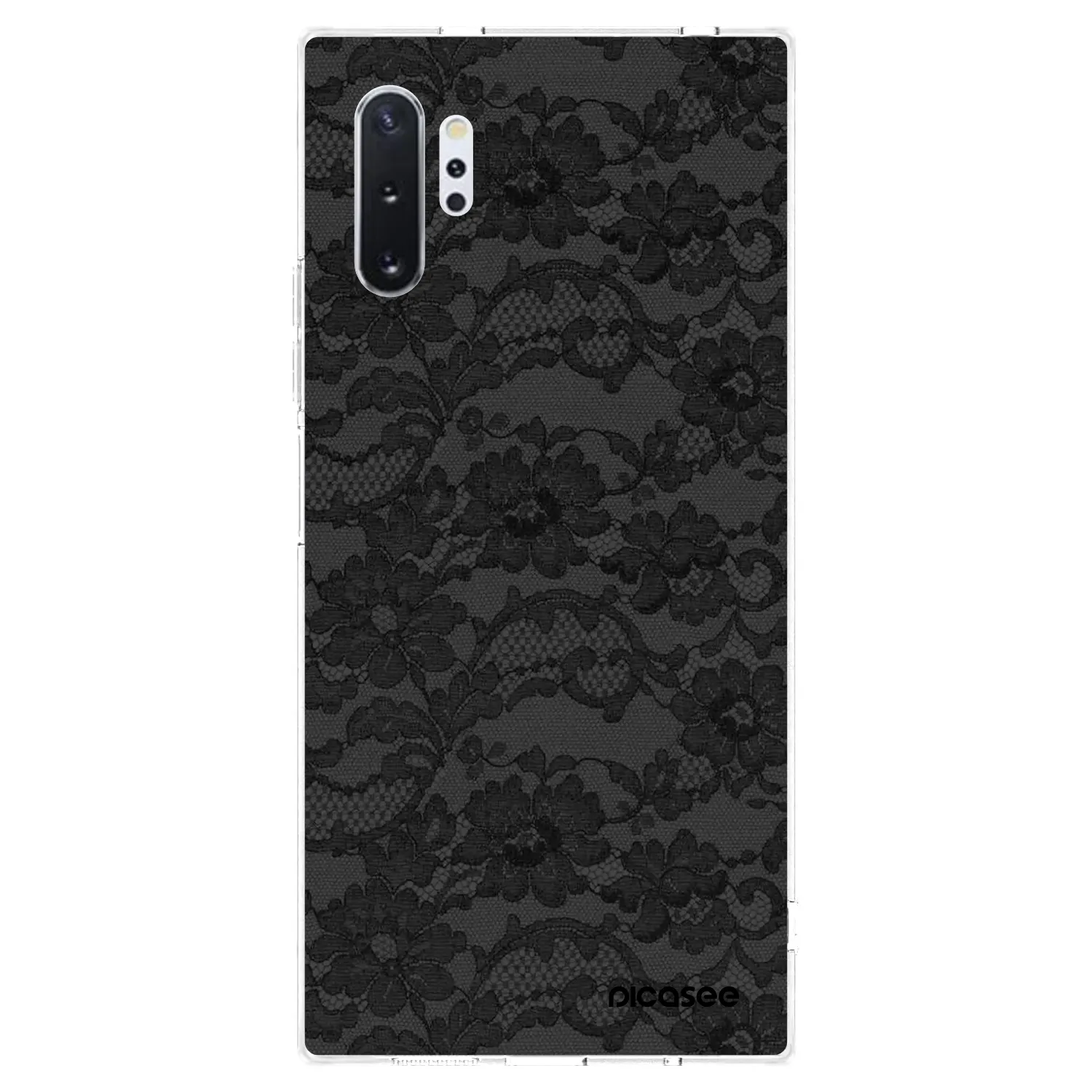 Picasee husă transparentă din silicon pentru Samsung Galaxy Note 10+ N975F - Dark Elegance