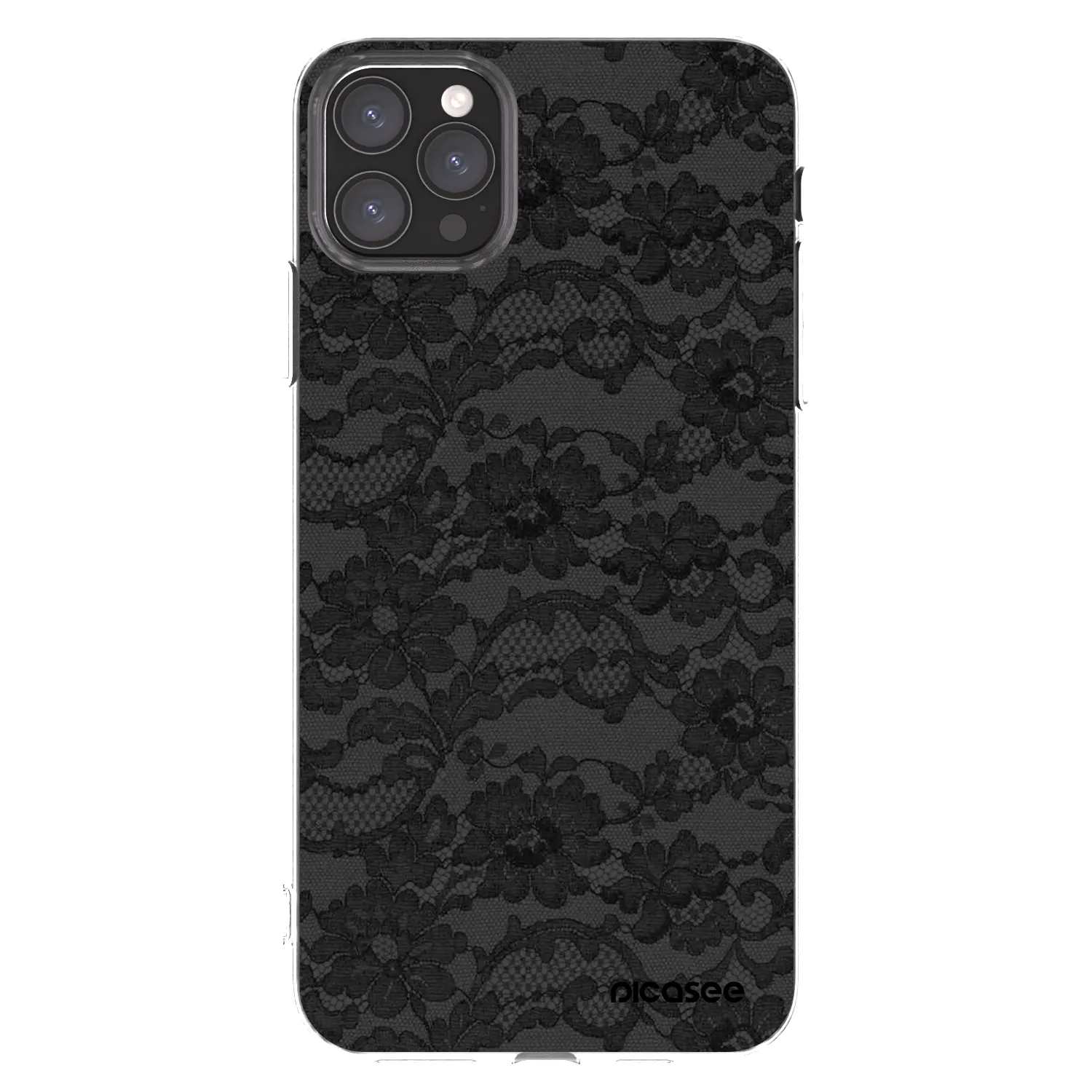 Picasee husă transparentă din silicon pentru Apple iPhone 11 Pro Max - Dark Elegance