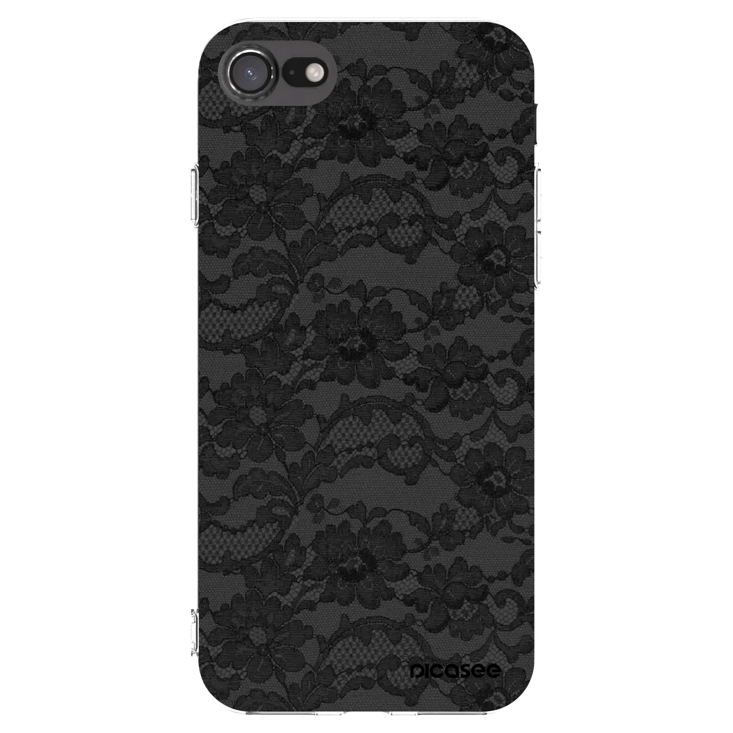 Picasee husă transparentă din silicon pentru Apple iPhone 8 - Dark Elegance