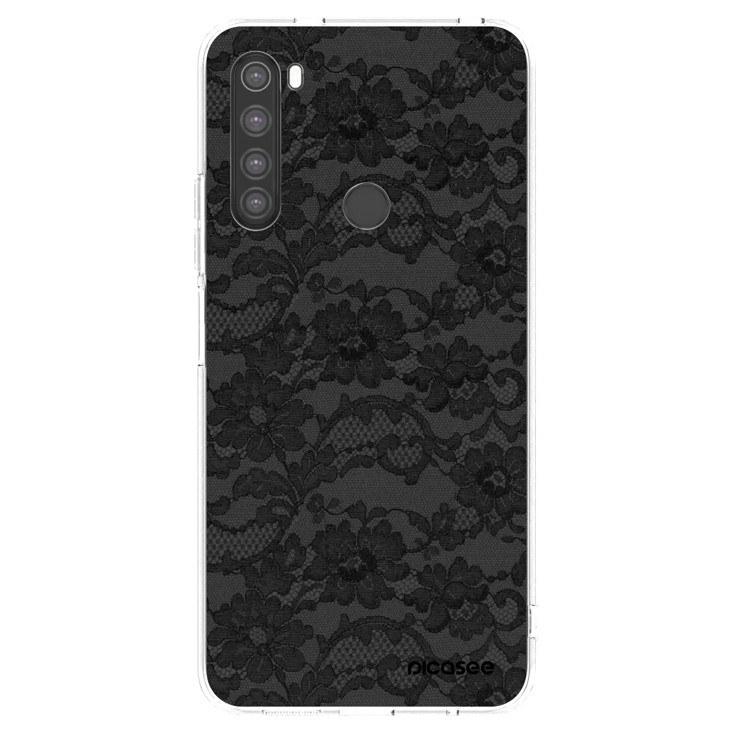 Picasee husă transparentă din silicon pentru Xiaomi Redmi Note 8 - Dark Elegance