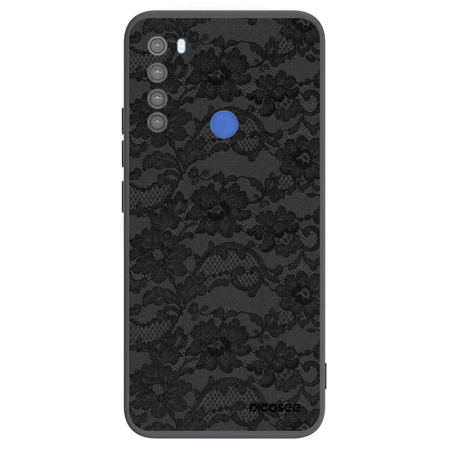 Picasee husă neagră din silicon pentru Xiaomi Redmi Note 8T - Dark Elegance