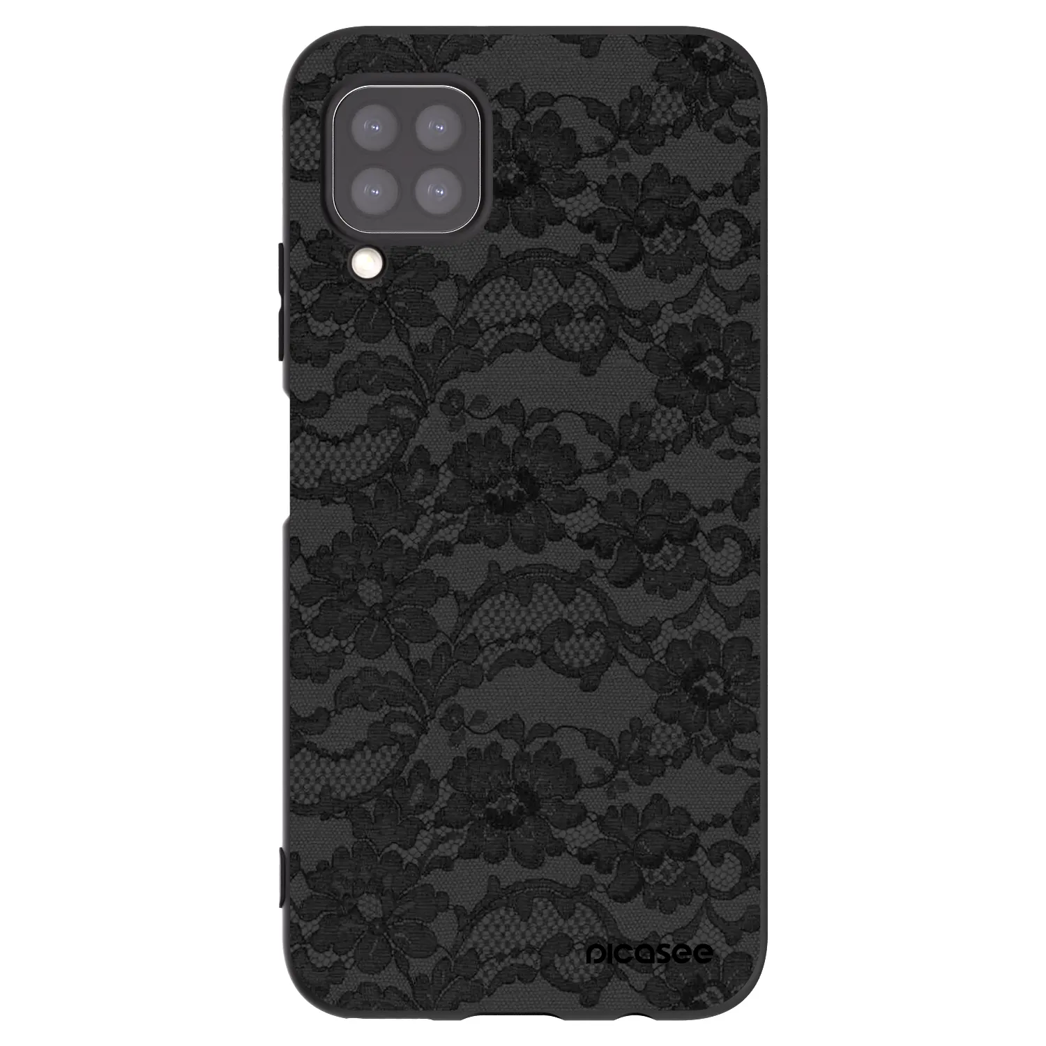 Picasee husă neagră din silicon pentru Huawei P40 Lite - Dark Elegance