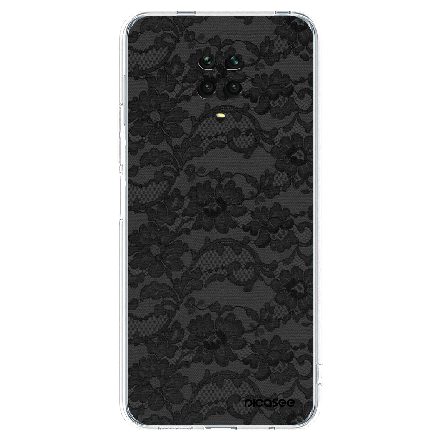 Picasee husă transparentă din silicon pentru Xiaomi Redmi Note 9 Pro - Dark Elegance