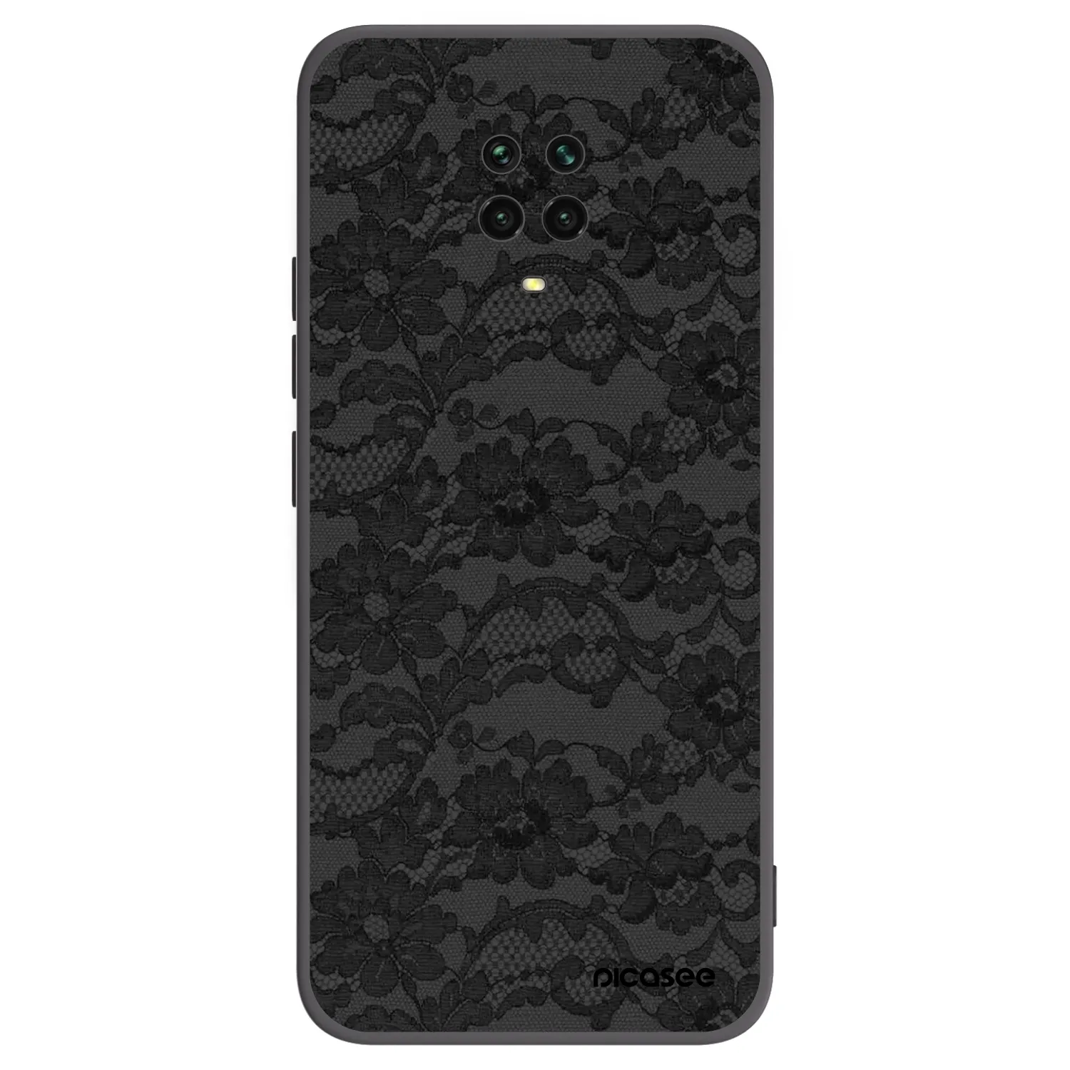 Picasee husă neagră din silicon pentru Xiaomi Redmi Note 9S - Dark Elegance