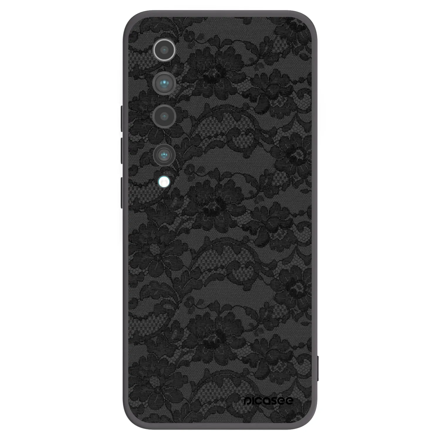 Picasee husă neagră din silicon pentru Xiaomi Mi 10 - Dark Elegance