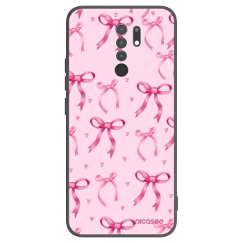 Picasee husă neagră din silicon pentru Xiaomi Redmi 9 - Bow Aesthetic