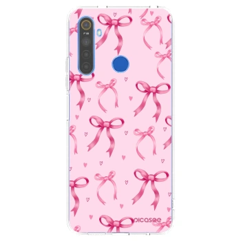 Picasee husă transparentă din silicon pentru Realme 5 - Bow Aesthetic