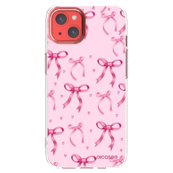 Picasee husă transparentă din silicon pentru Apple iPhone 13 - Bow Aesthetic