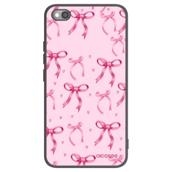 Picasee husă neagră din silicon pentru Xiaomi Mi Note 10 (Pro) - Bow Aesthetic