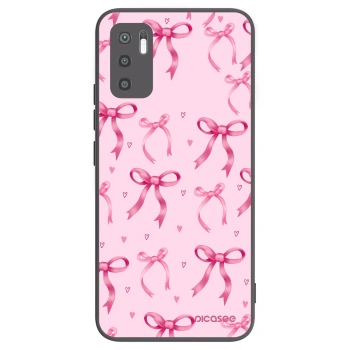 Picasee husă neagră din silicon pentru Xiaomi Redmi Note 10 5G - Bow Aesthetic