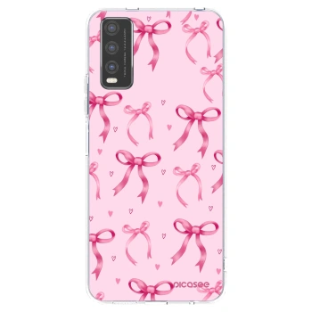 Picasee husă transparentă din silicon pentru Vivo Y20s - Bow Aesthetic