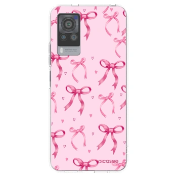 Picasee husă transparentă din silicon pentru Vivo X60 Pro 5G - Bow Aesthetic