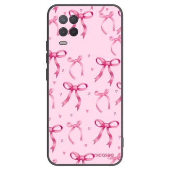 Picasee husă neagră din silicon pentru Realme 8 5G - Bow Aesthetic