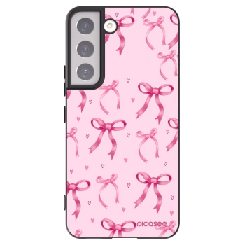 Picasee husă neagră din silicon pentru Samsung Galaxy S22 5G - Bow Aesthetic