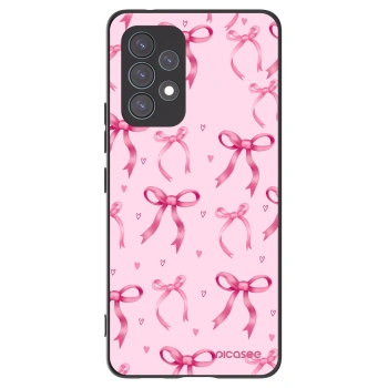 Picasee husă neagră din silicon pentru Samsung Galaxy A53 5G A536 - Bow Aesthetic