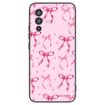 Picasee husă neagră din silicon pentru Vivo V23 5G - Bow Aesthetic