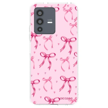 Picasee husă transparentă din silicon pentru Vivo V23 5G - Bow Aesthetic