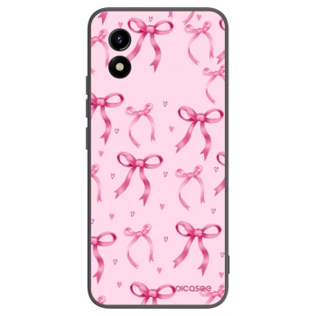 Picasee husă neagră din silicon pentru Vivo Y01 - Bow Aesthetic