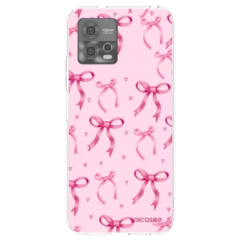 Picasee husă transparentă din silicon pentru Motorola Moto G72 - Bow Aesthetic