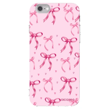 Picasee husă transparentă din silicon pentru Apple iPhone 6/6S - Bow Aesthetic